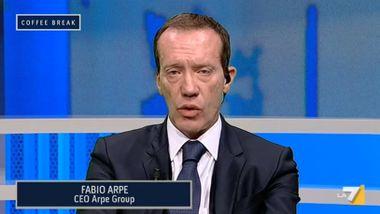 Fabio arpe partecipa a coffee break su la7