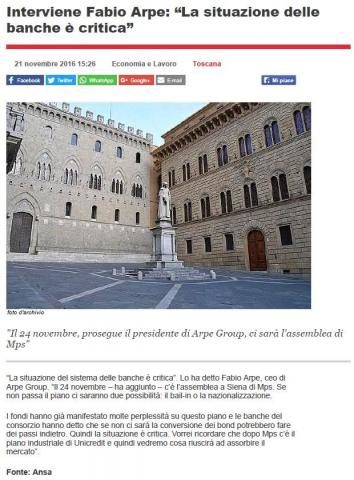 La situazione delle banche è critica