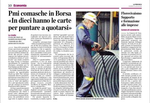 Pmi comasche in Borsa