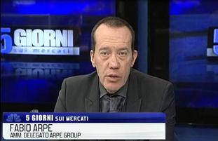 FABIO ARPE OSPITE A 5 GIORNI SUI MERCATI - CLASS CNBC