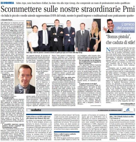 Scommettere sulle nostre straordinarie Pmi