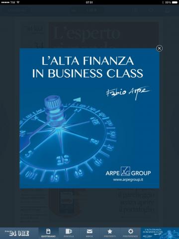 L'alta finanza in business class