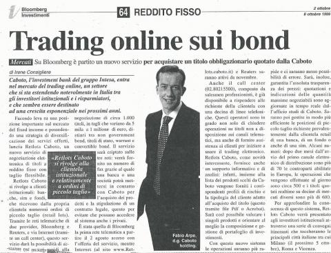 Trading online sui bond