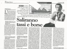 Saliranno tassi e borse