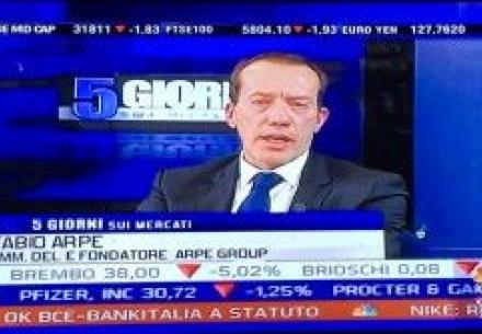 FABIO ARPE OSPITE A 5 GIORNI SUI MERCATI – CLASS CNBC